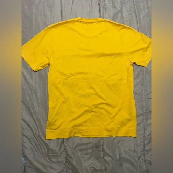 FENDI Oversized Mesh Pocket T-Shirt - Yellow